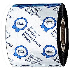 Brother STANDARD RESIN BLACK LENGTH 300M 60 TD-4T TRANSFER RIBBONS BRS1D300060 5014047600388