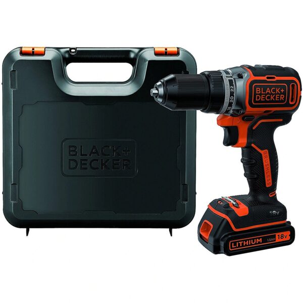 Black+Decker Black&Decker BL186K cordless screw driller + case + rechargeable battery 1.5Ah BL186K-QW 5035048650967