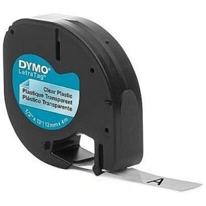 DYMO label printer tape LetraTag Plastic 12mmx4m