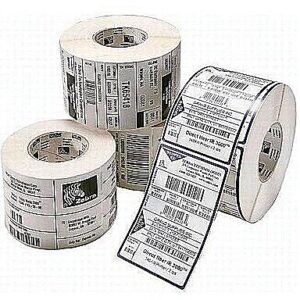 Zebra LABEL POLYETHYLENE 76X25MM TT 3100T GLOS PERM ADHES 76MM CORE 3011701 5656565656562