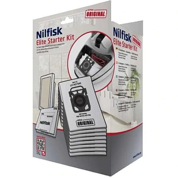 Nilfisk Starter Kit Elite w Ultra Dustbag 107407952 5703887116967