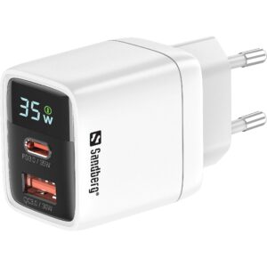 Sandberg 441-52 Charger 35W 2-Port USB-C/USB-A Weiß 441-52 5705730441523