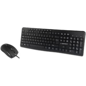 Esperanza EK137 set - USB keyboard + mouse Black EK137 5901299945391