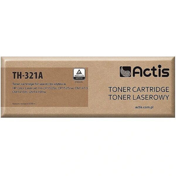 Actis TH-321A toner (replacement for HP 128A CE321A; Standard; 1300 pages; cyan) TH-321A 5901443011965