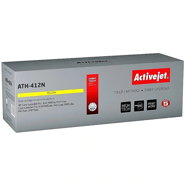 ActiveJet ATH-412N toner (replacement for HP 305A CE412A; Supreme; 2600 pages; yellow) ATH-412N 5901443016304