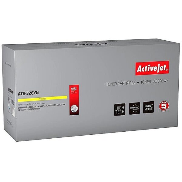 ActiveJet ATB-326YN toner (replacement for Brother; TN-326Y; Supreme; 3500 pages; yellow) ATB-326YN 5901443096832