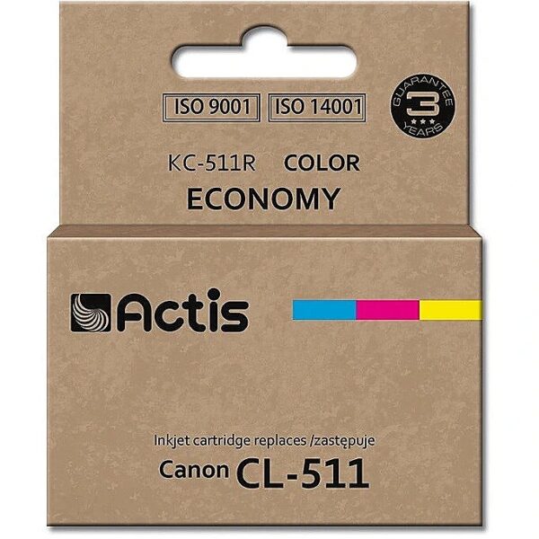 Actis KC-511R ink (replacement for Canon CL-511replacement; Standard; 12 ml; color) KC-511R 5901443097686