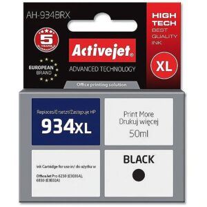 ActiveJet AH-934BRX ink (replacement for HP 934XL C2P23AE; Premium; 50 ml; black) AH-934BRX 5901443098973