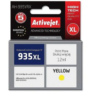 ActiveJet AH-935YRX ink (replacement for HP 935XL C2P26AE; Premium; 12 ml; yellow) AH-935YRX 5901443099000