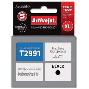 ActiveJet AE-29BNX Ink cartridge (replacement for Epson 29XL T2991; Supreme; 18 ml; black) AE-29BNX 5901443106678