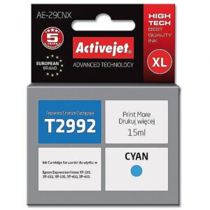 ActiveJet AE-29CNX Ink (Replacement for Epson 29XL T2992; Supreme; 15 ml; cyan) AE-29CNX 5901443106685