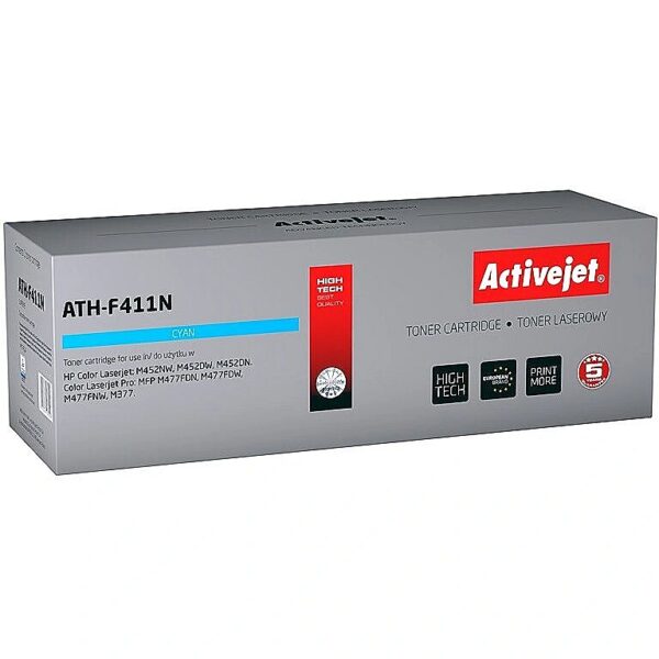 ActiveJet ATH-F411N toner (replacement for HP 410A CF411A; Supreme; 2300 pages; cyan) ATH-F411N 5901443106920