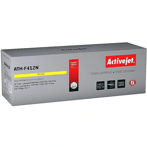 ActiveJet ATH-F412N toner (replacement for HP 410A CF412A; Supreme; 2300 pages; yellow) ATH-F412N 5901443106937