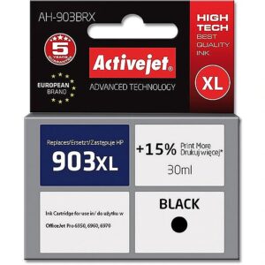 ActiveJet AH-903BRX ink (replacement for HP 903XL T6M15AE; Premium; 30 ml; black) AH-903BRX 5901443107514