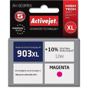 ActiveJet AH-903MRX ink (replacement for HP 903XL T6M07AE; Premium; 12 ml; magenta) AH-903MRX 5901443107538