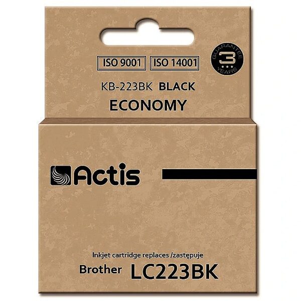 Actis KB-223BK ink (replacement for Brother LC223BK; Standard; 16 ml; black) KB-223Bk 5901443108771