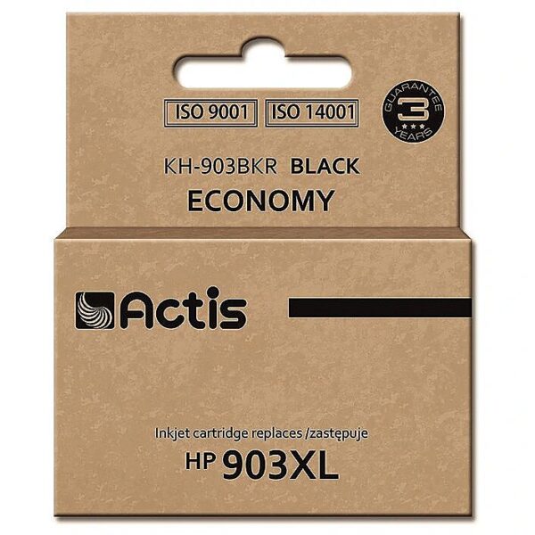 Actis KH-903BKR ink for HP;  replacement for HP 903XL T6M15AE; Standard; 30ml; black - New Chip KH-903BKR 5901443110101