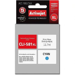 ActiveJet ACC-581CNX Ink cartridge (replacement for Canon CLI-581XLC; Supreme; 11