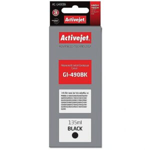 ActiveJet AC-G490Bk (zamiennik Canon GI-490BK; Supreme; 135 ml; czarny) AC-G490Bk 5901443110699