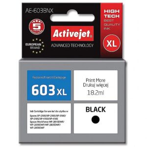 ActiveJet AE-603BNX ink (replacement for Epson 603XL T03A14; Supreme; 18