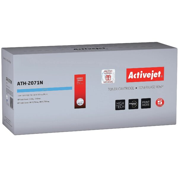 ActiveJet ATH-2071N toner (replacement for HP 117A 2071A; Supreme; 700 pages; cyan) ATH-2071N 5901443113546