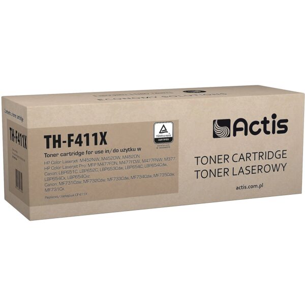 Actis TH-F411X toner (replacement for HP 410X CF411X; Standard; 5000 pages; cyan) TH-F411X 5901443113850