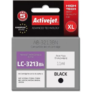 ActiveJet AB-3213BN Ink Cartridge (replacement for Brother LC3213BK; Supreme; 11 ml; black) AB-3213BN 5901443119050