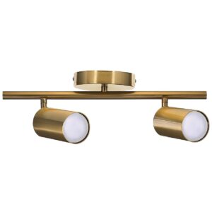 ActiveJet SPECTRA double gold ceiling wall lamp strip spotlight GU10 for living room AJE-SPECTRA 2P 5901443120490