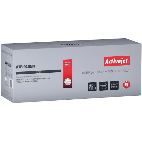 ActiveJet ATB-910BN Toner (replacement Brother TN-910BK; Supreme; 9000 pages; black) ATB-910BN 5901443122548