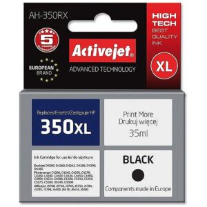 ActiveJet AH-350RX Ink Cartridge (replacement for HP 350XL CB336EE; Premium; 35 ml; black) AH-350RX 5901452125240