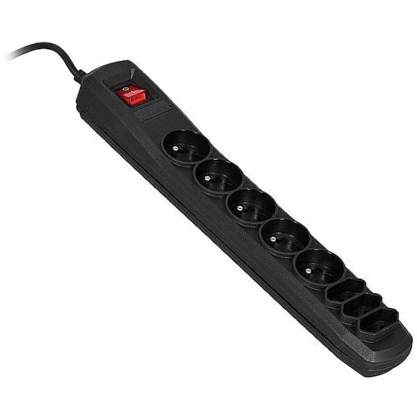 ActiveJet APN-8G/5M-BK power strip with cord APN-8g/5m-BK 5901452125851