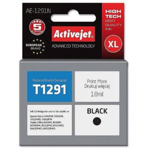 ActiveJet AE-1291N Ink (replacement for Epson T1291; Supreme; 18 ml; black) AE-1291N 5901452134259