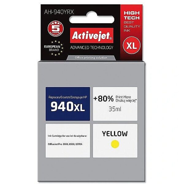 ActiveJet AH-940YRX Ink Cartridge for HP Printer