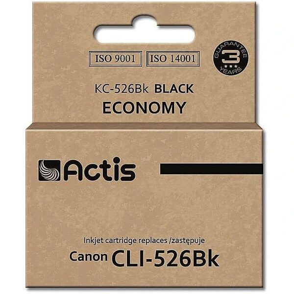 Actis KC-526BK ink (replacement for Canon CLI-526Bk; Standard; 10 ml; black (with chip) KC-526Bk 5901452156640