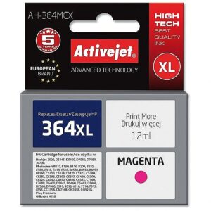 ActiveJet AH-364MCX ink (replacement for HP 364XL CB324EE; Premium; 12 ml; magenta) AH-364MCX 5901452157029