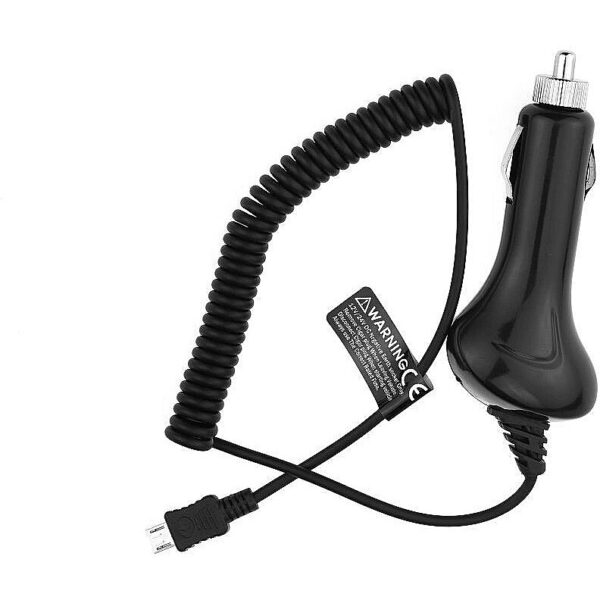 Bluestar Car Charger 12 V / 24 V / 2000 mA Micro USB Cable Black BL-CC-2A-BK 5901737198822