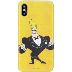 Cartoon Network Johnny Bravo Silicone Case for Apple iPhone X / XS Smoking CA-BC-IPH-X/XS-JB3 5901737946775