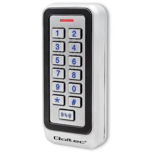 Qoltec 52443 Code lock TRITON with RFID with RFID reader Code Card key fob IP68 EM 52443 5901878524436