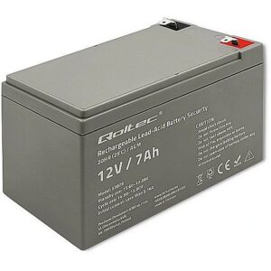 Qoltec AGM battery 12V 7Ah