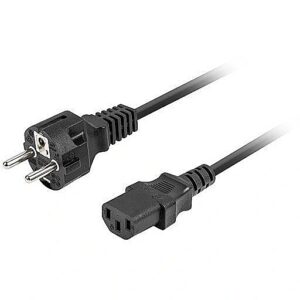 Lanberg Power cord CEE 7/7->IEC 320 C13 1.8m straight CA-C13C-14CC-0018-BK 5901969439670