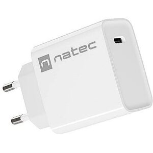 Natec USB Charger Ribera USB-C Power Delivery 20W white NUC-2059 5901969443080