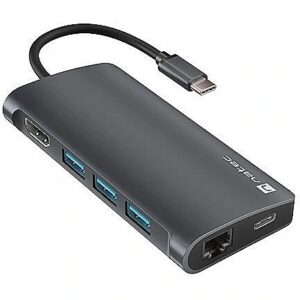 Natec USB-C MULTIPORT ADAPTER 8 IN 1 NATEC FOWLER 2 NMP-2162 5901969444438