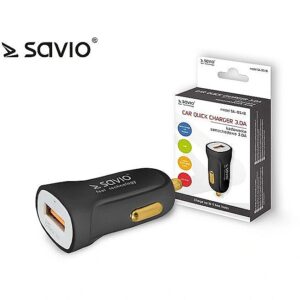 Elmak Car Quick Charge charger Savio SA-05/B 3.0A