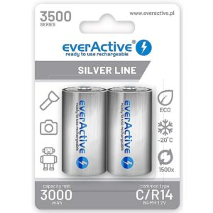 everActive Rechargeable Batteries everActive R14/C Ni-MH 3500 mAh ready to use EVHRL14-3500 5902020523727