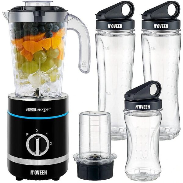 N&apos;OVEEN Noveen Sport Mix & Fit SB2000 X-LINE blender 0.8 L Tabletop blender 500 W SB2000 5902221620690