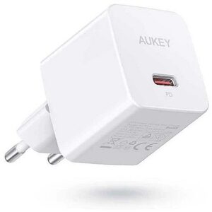 Aukey Mini ładowarka sieciowa PA-Y20S White 1xUSB-C 20W PD Power Delivery PA-Y20S White 5902666662590