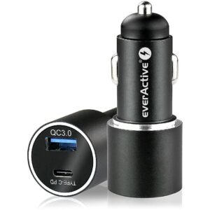 everActive CAR CHARGER CC-20Q QC 3 .0 AND USB-C PD 36W CC-20Q 5903205772268