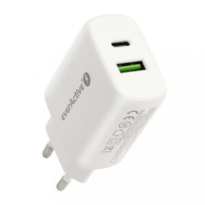 everActive CHARGER USB/USB-C QC3.0 25W WHITE SC-370Q 5903205772961