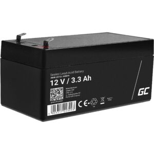 Green Cell AGM VRLA 12V 3.3Ah maintenance-free battery for the alarm system