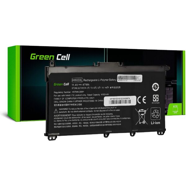 Green Cell Battery HW03XL L97300-005 for HP 250 G9 255 G8 255 G9 17-CN 17-CP Pavilion 15-EG 15-EG1103NW 15-EG1152NW 15-EH HP190 5904326371828